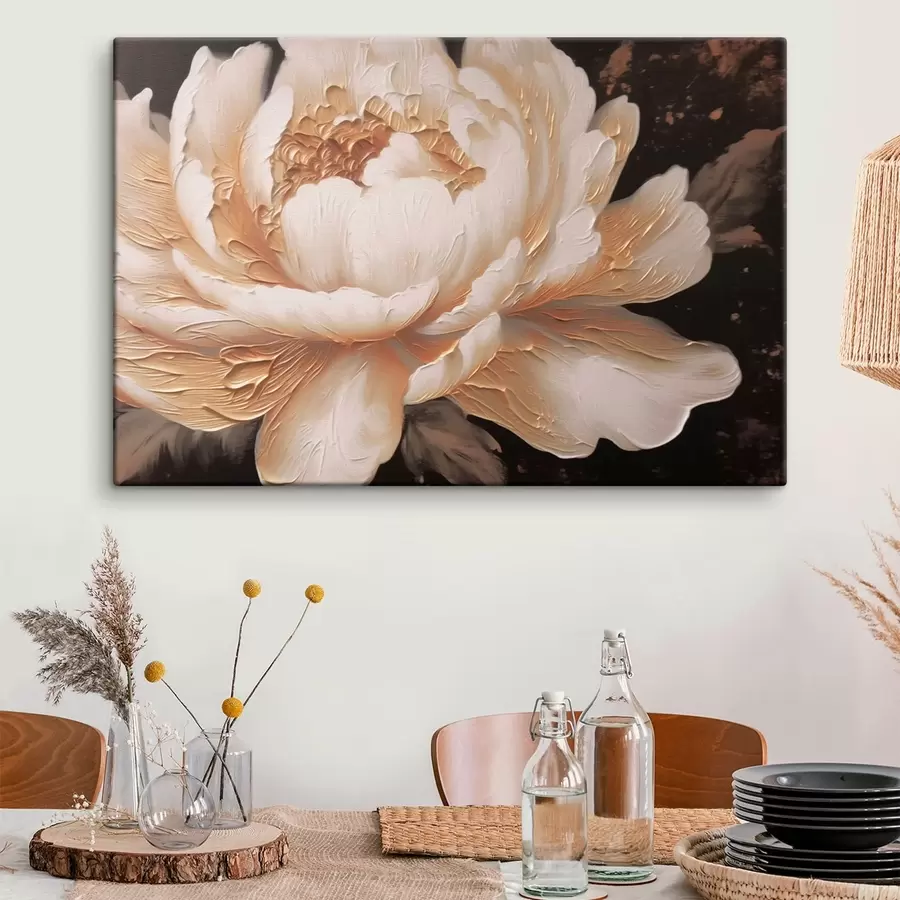 Wandbilder Große Pfingstrose Blume s43212