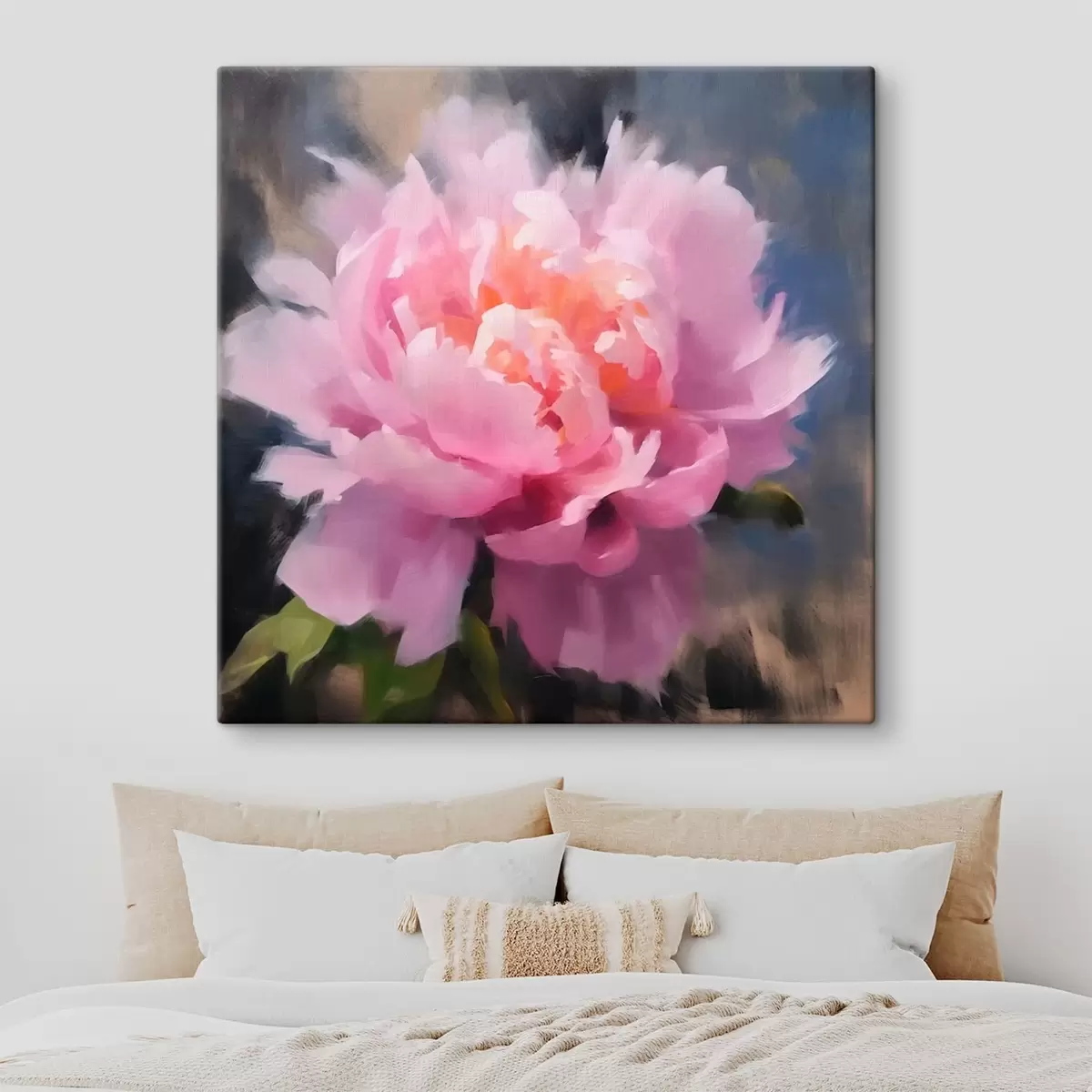 Wandbilder Große rosa Pfingstrose s43216