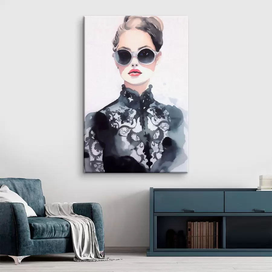 Wandbilder Modemädchen s43481