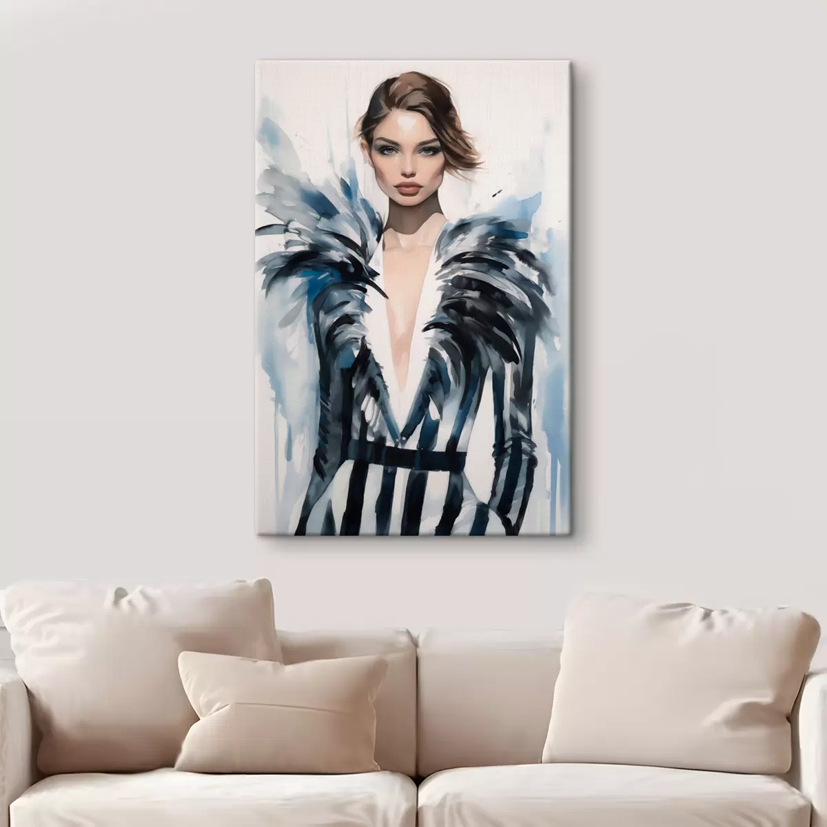 Wandbilder Stilvolle Mädchenmode s43492