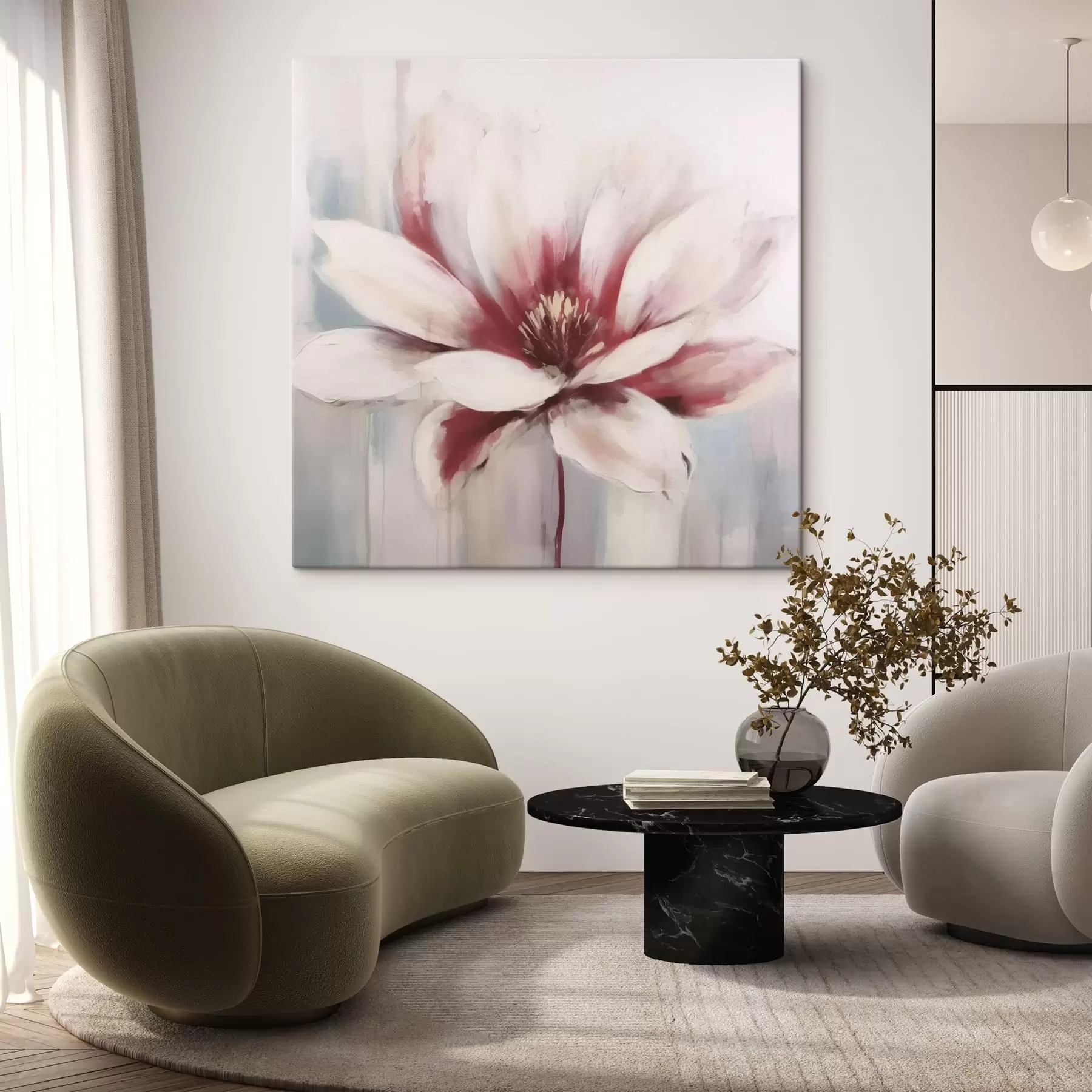 Wandbilder Pinke Blume s43486