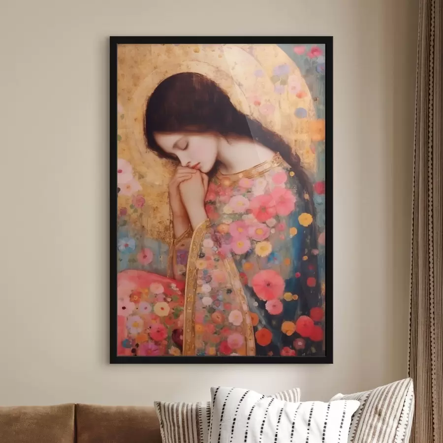 Wandbilder Zartes Mädchen f43237