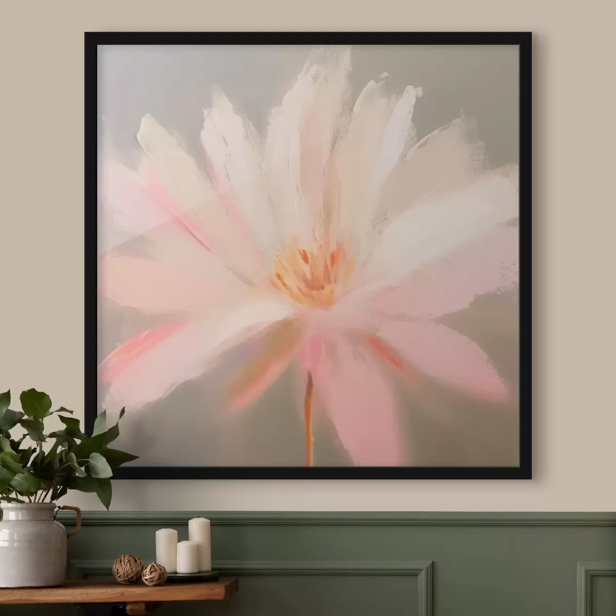 Poster Pinke Blume f43242