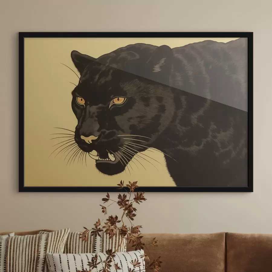 Fototapete Panther f43483