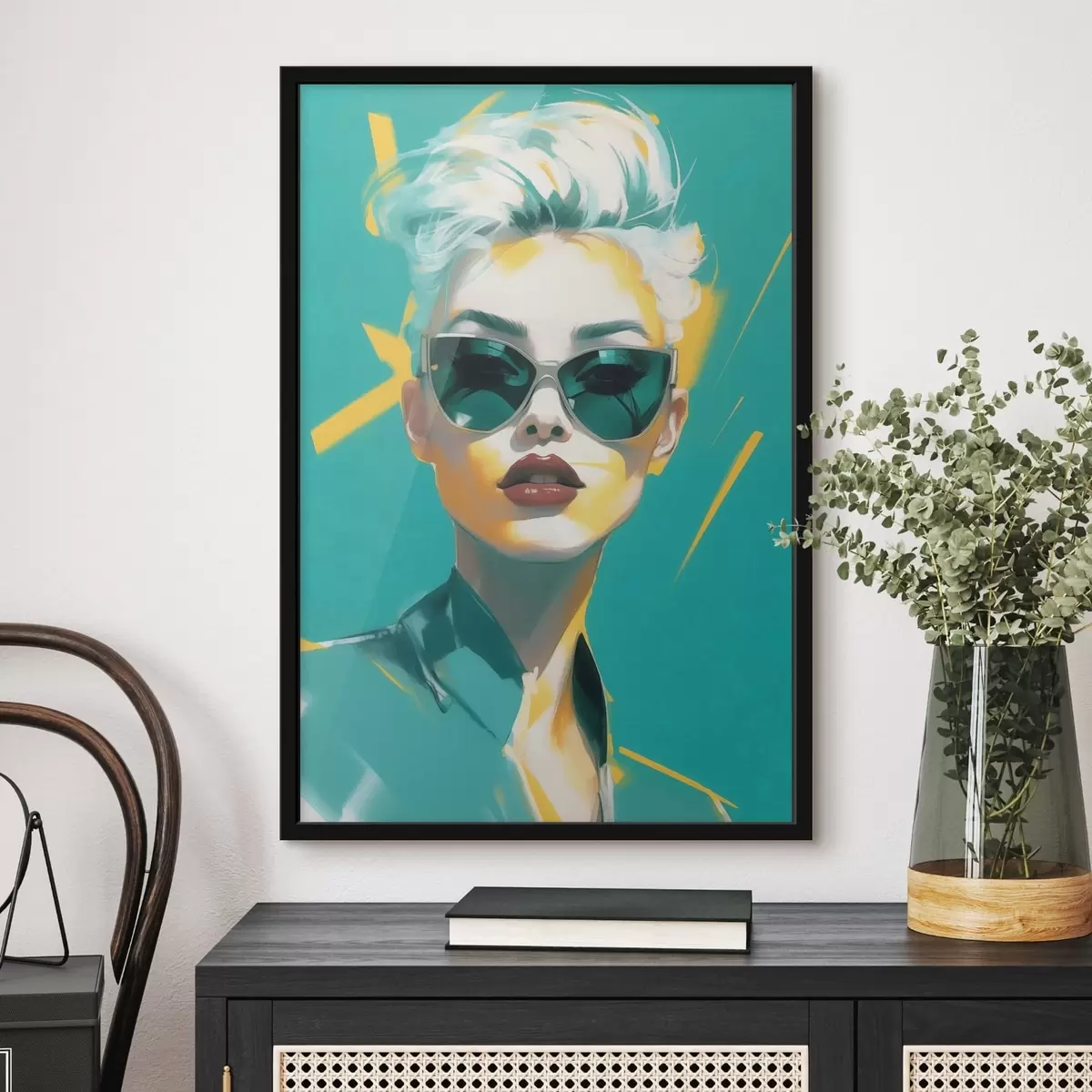 Poster Modemädchen f43480