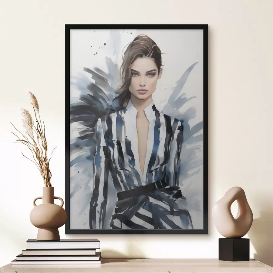 Fototapete Stylische Mädchen-Modenschau f43491