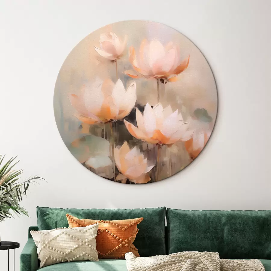 Wandbilder Seerosen Blumen r43482