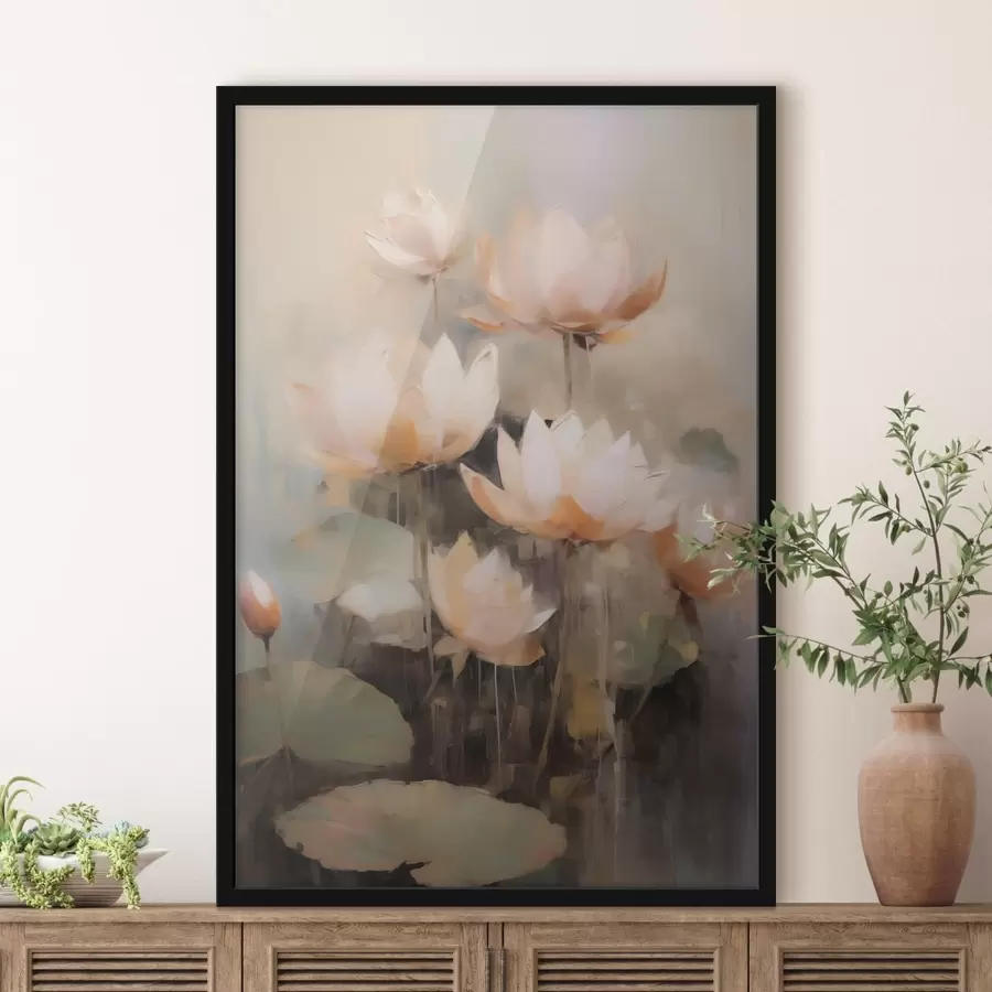 Fototapete Seerosen Blumen f43482