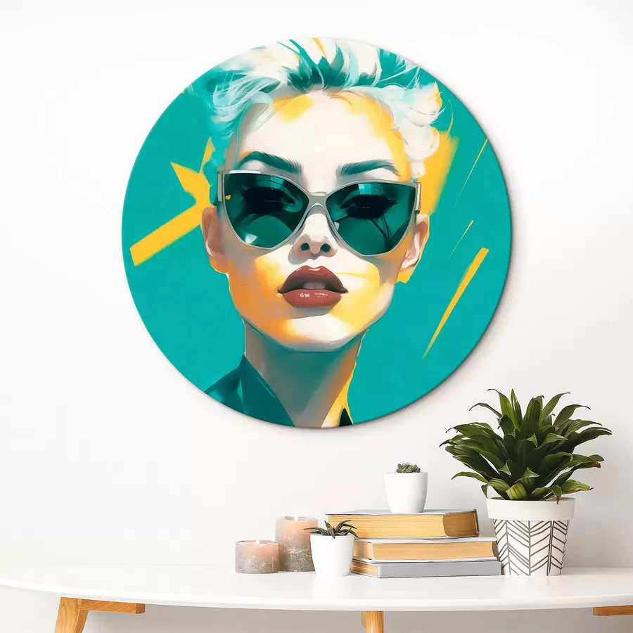 Wandbilder Modemädchen r43480