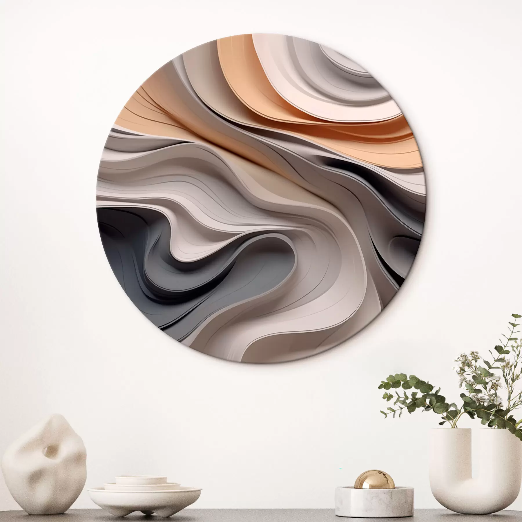 Wandbilder Stilvolle Wellenabstraktion r43234