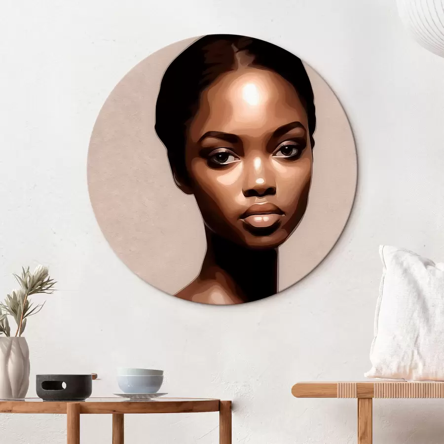 Wandbilder Mädchenmodell r43478