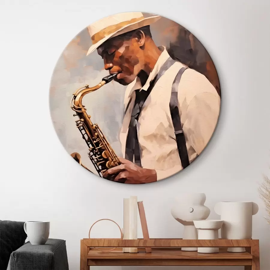 Wandbilder Saxophonist r43926