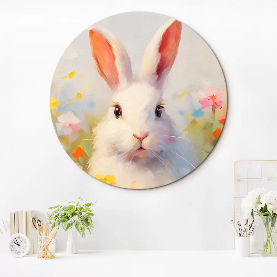 Wandbilder Weißes Kaninchen r43239