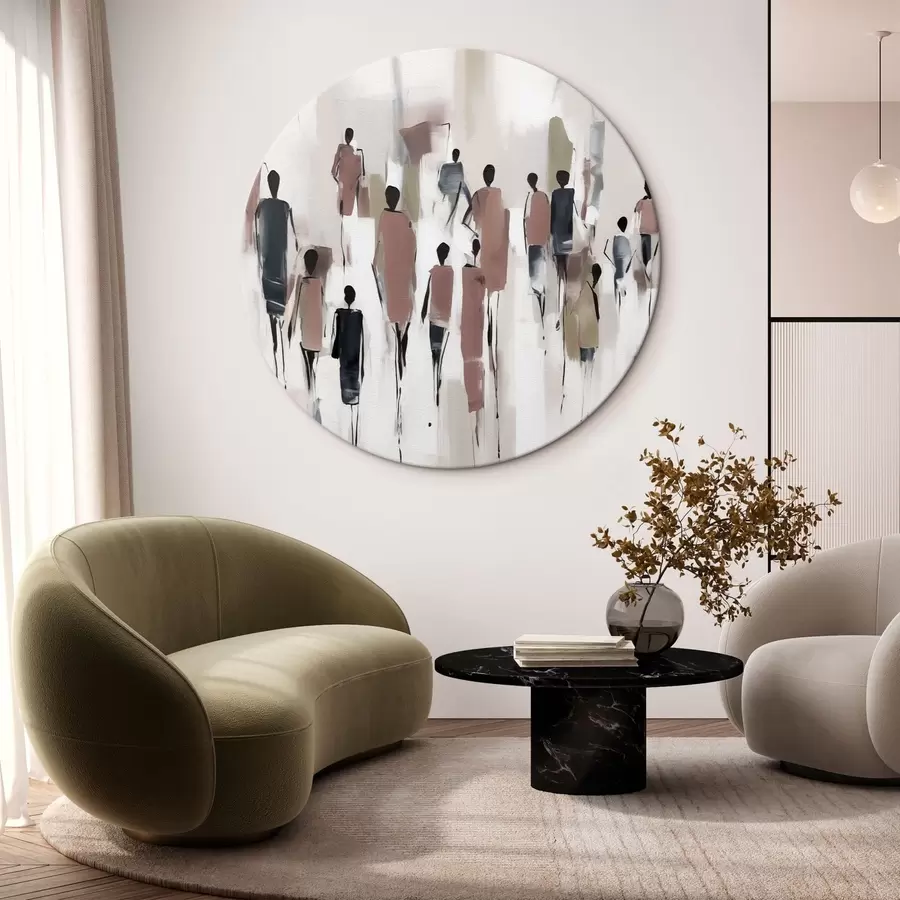 Wandbilder Abstraktion Menschenmenge r43485