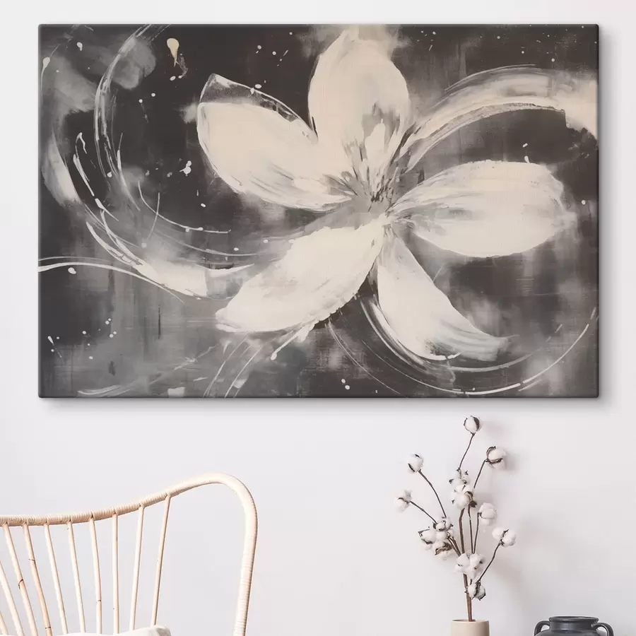 Wandbilder Große abstrakte Blume s43222