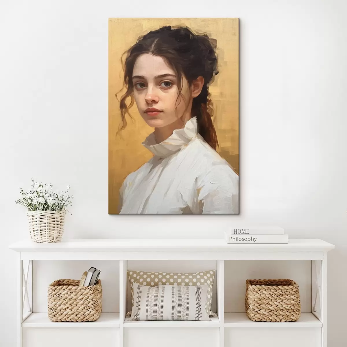 Wandbilder Mysteriöses Mädchen s43253