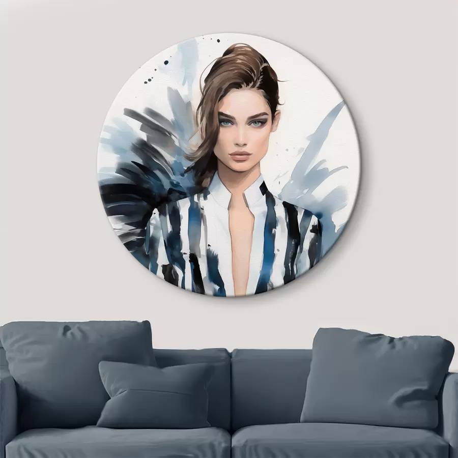 Wandbilder Stylische Mädchen-Modenschau r43491