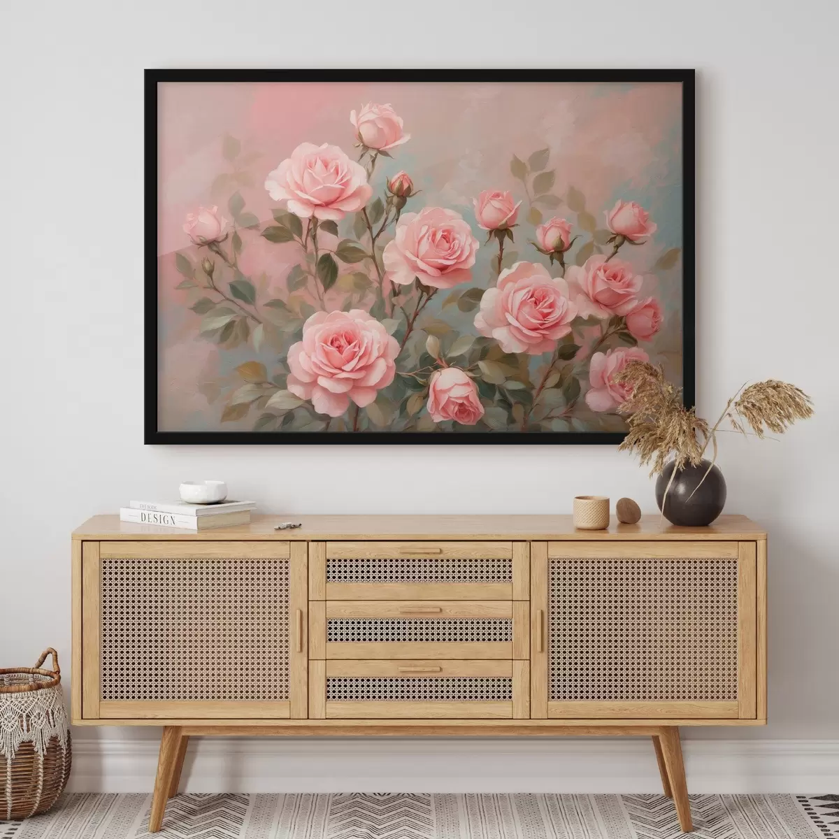 Poster Rosen auf unscharfem Hintergrund f43454