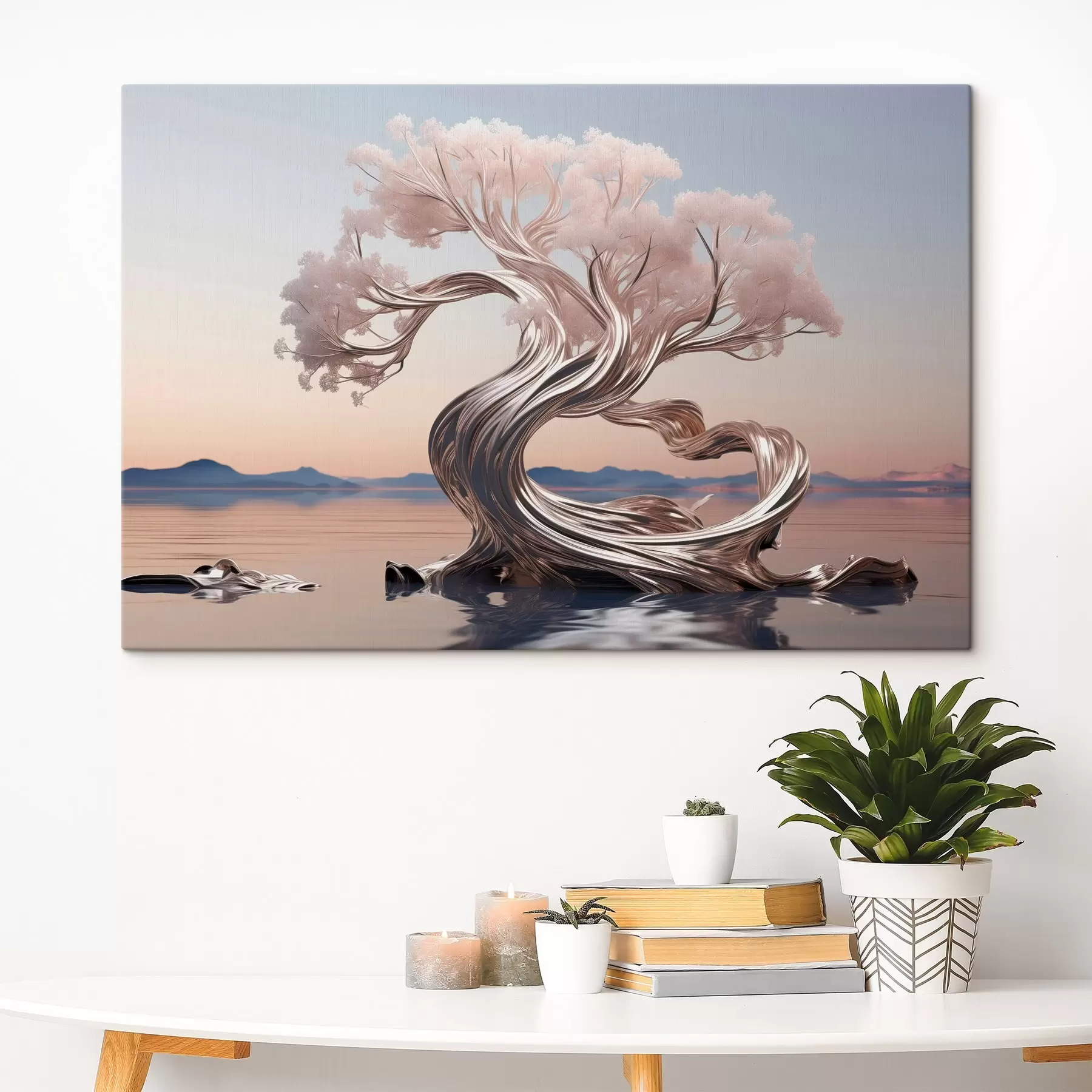 Wandbilder Metall-Holz s43945