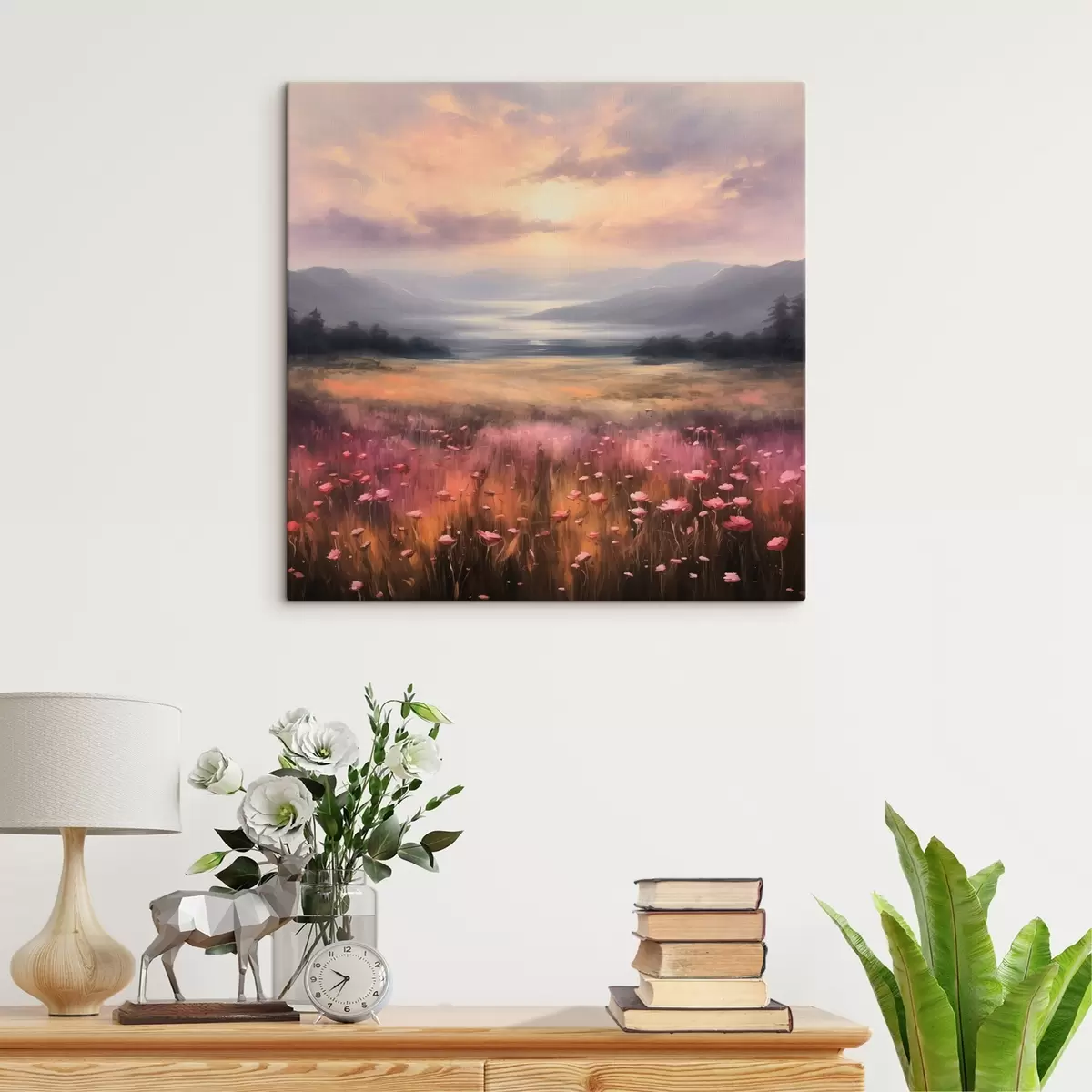 Wandbilder Blumenfeld s43950