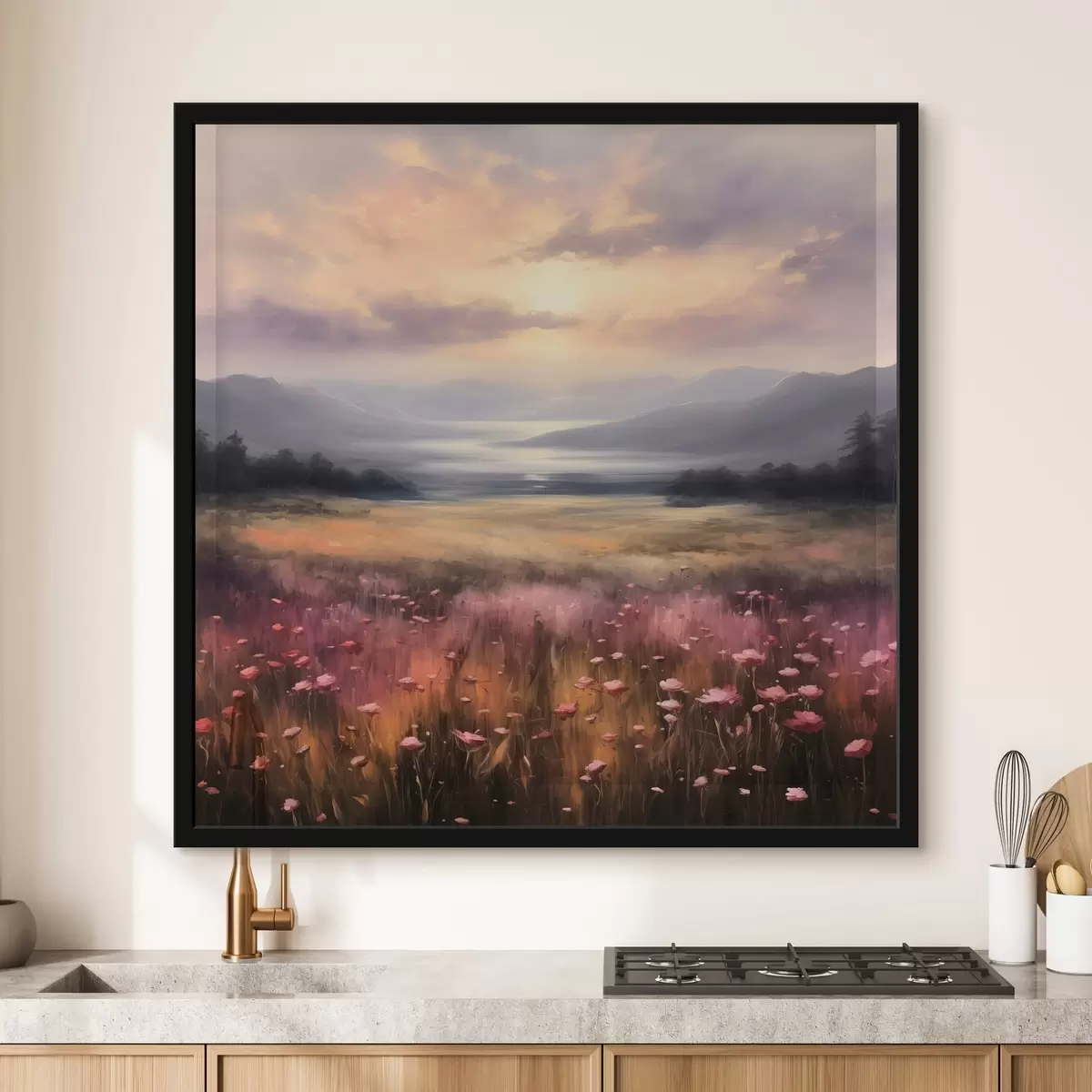 Poster Blumenfeld f43950