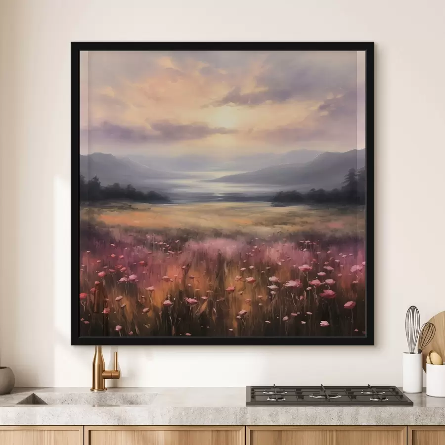 Fototapete Blumenfeld f43950