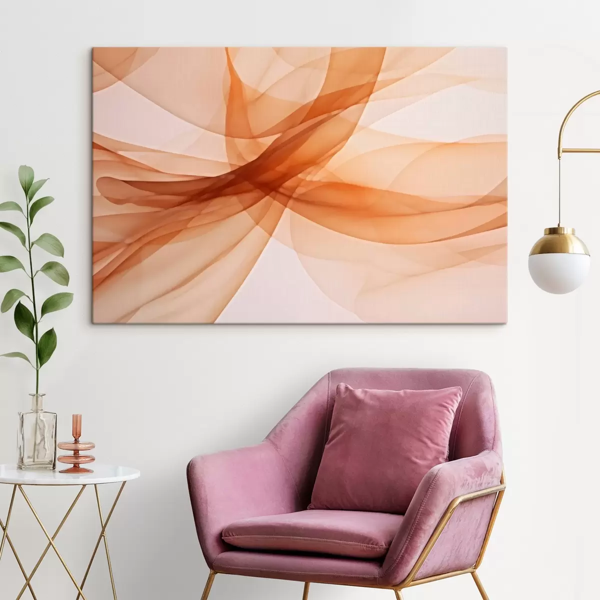 Wandbilder Transparente Wellen s43986