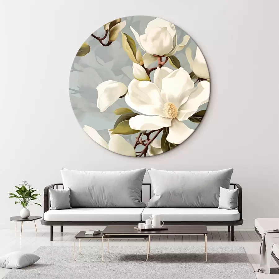 Wandbilder Weiße Magnolien r43990