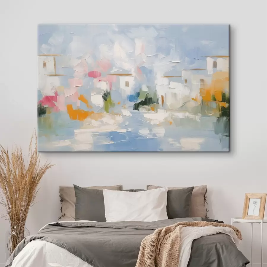 Wandbilder Abstrakte Häuser s44048