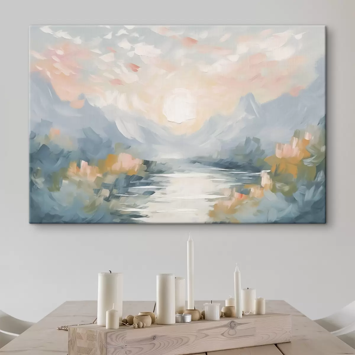 Wandbilder Berge Abstraktion s44052