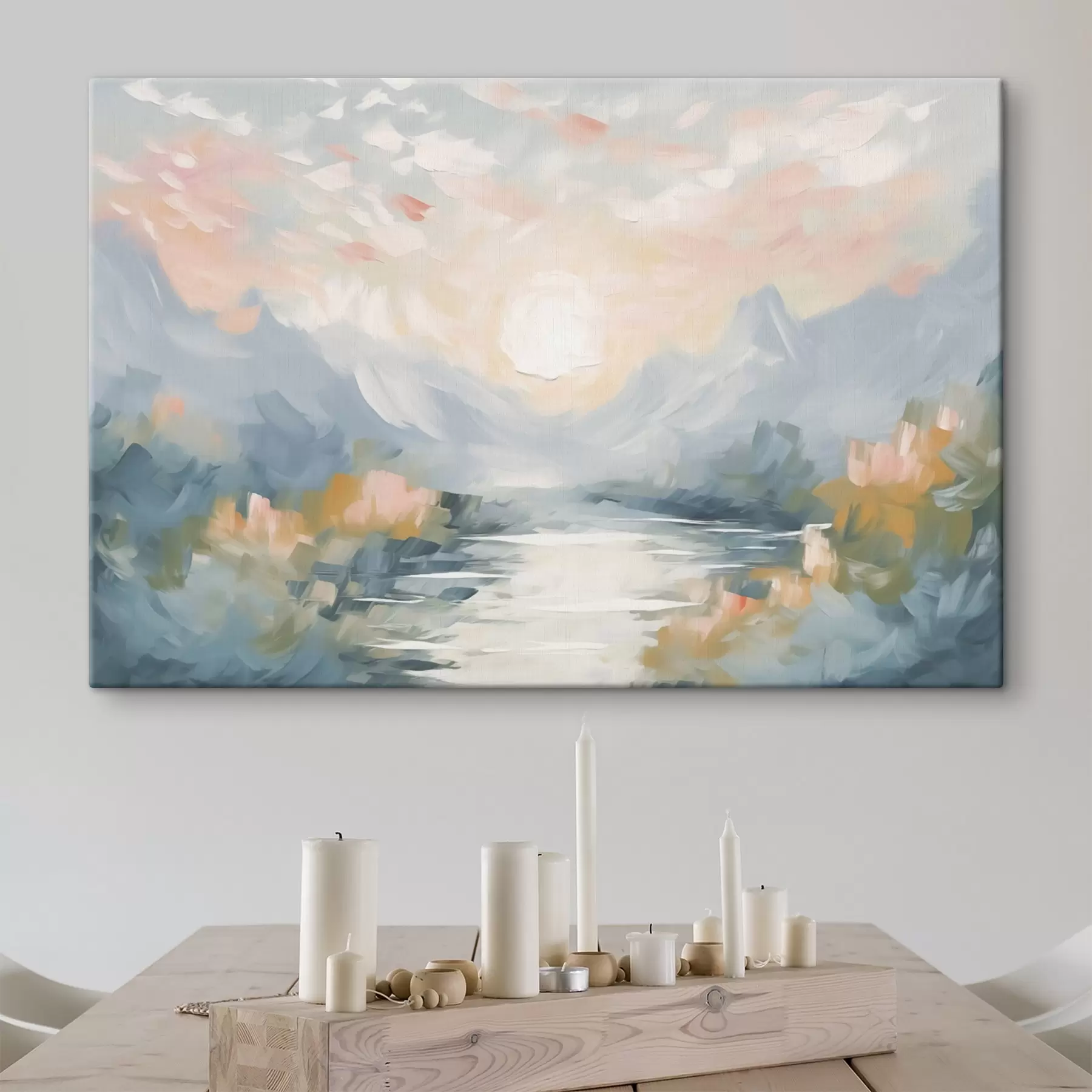 Wandbilder Berge Abstraktion s44052