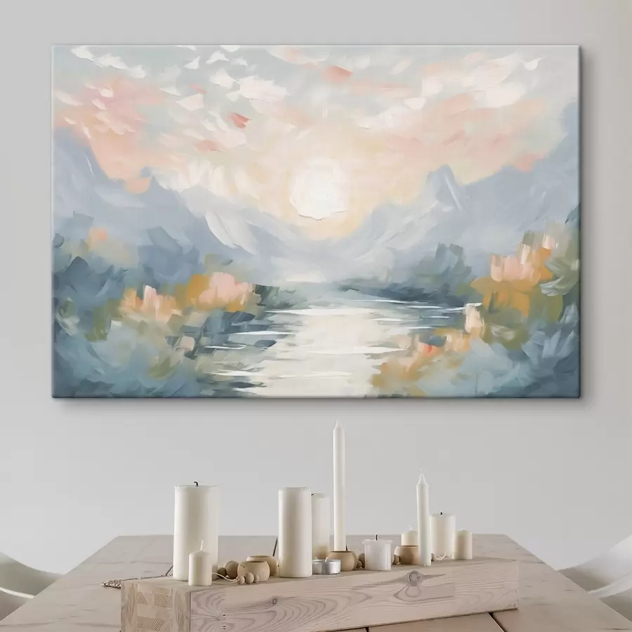 Wandbilder Berge Abstraktion s44052