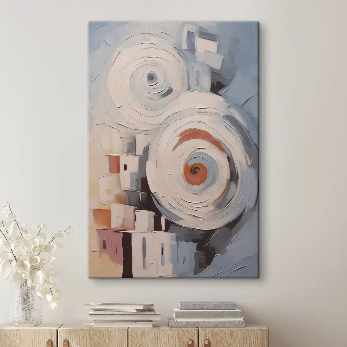 Wandbilder Abstrakte Stadthäuser s44056