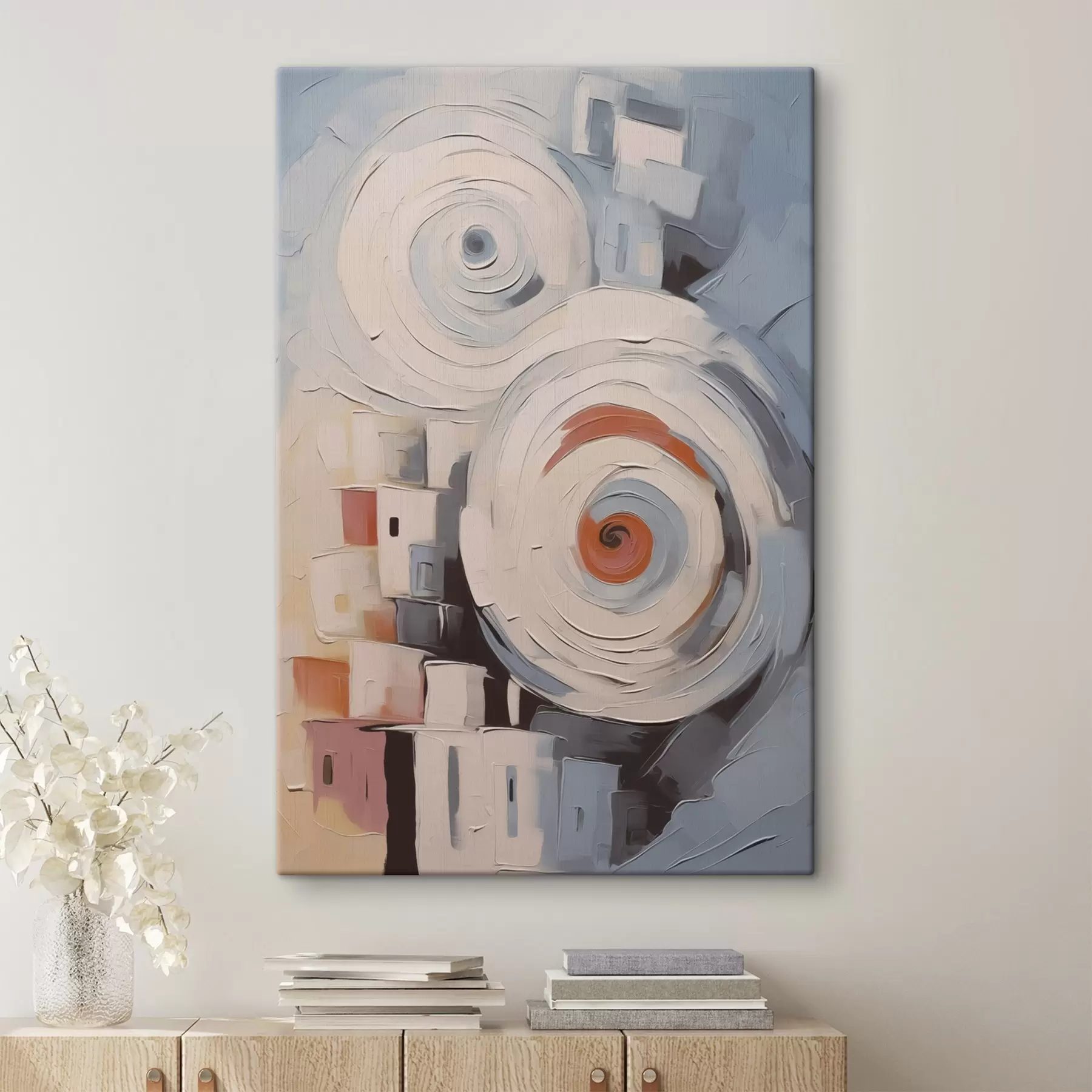 Wandbilder Abstrakte Stadthäuser s44056