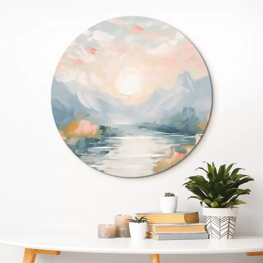 Wandbilder Berge Abstraktion r44052