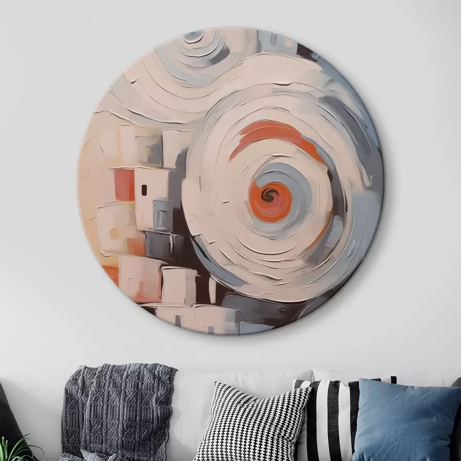 Wandbilder Abstrakte Stadthäuser r44056