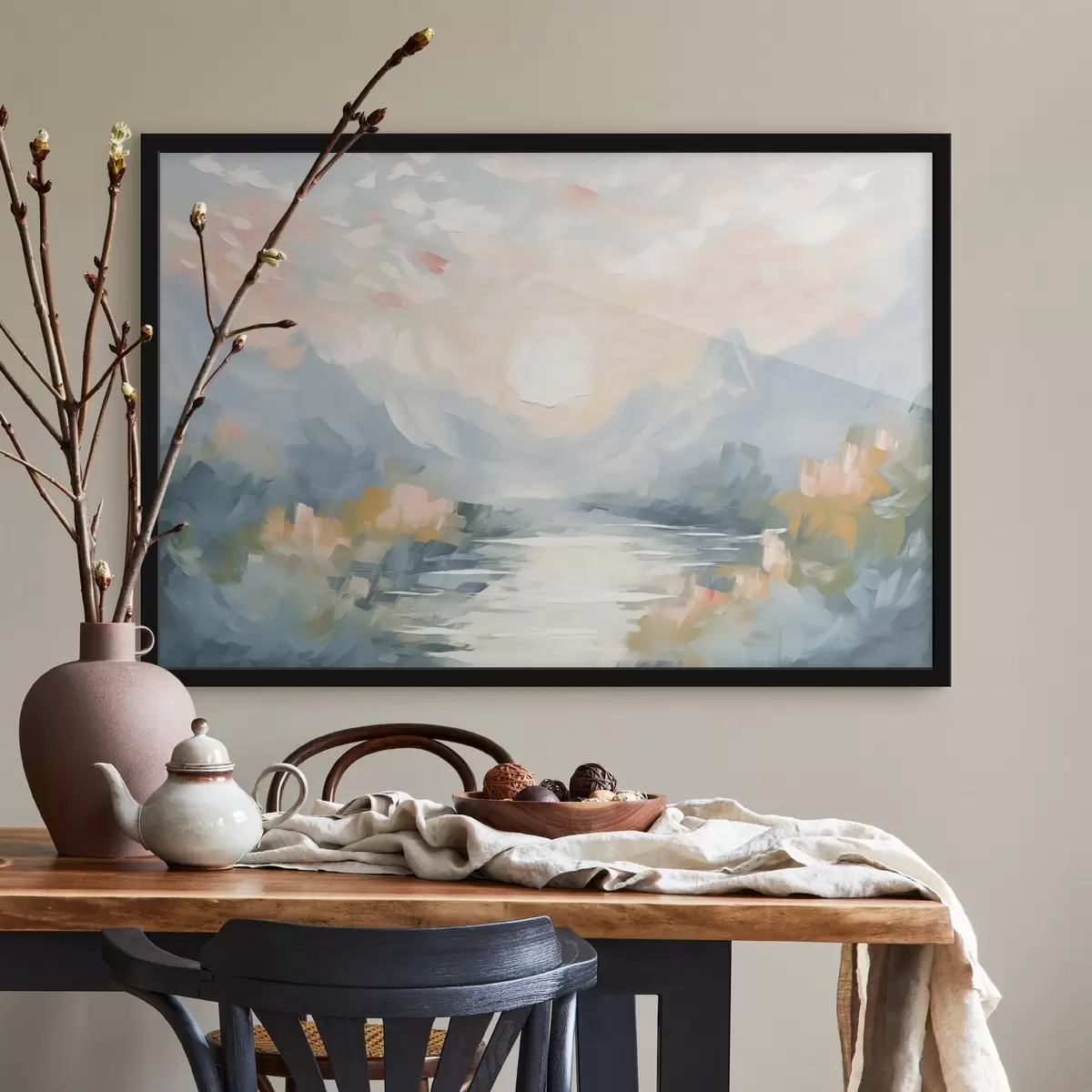 Poster Berge Abstraktion f44052