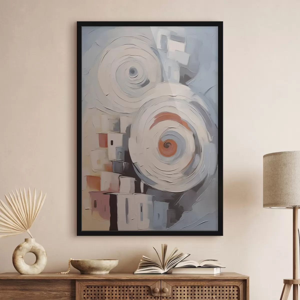 Poster Abstrakte Stadthäuser f44056