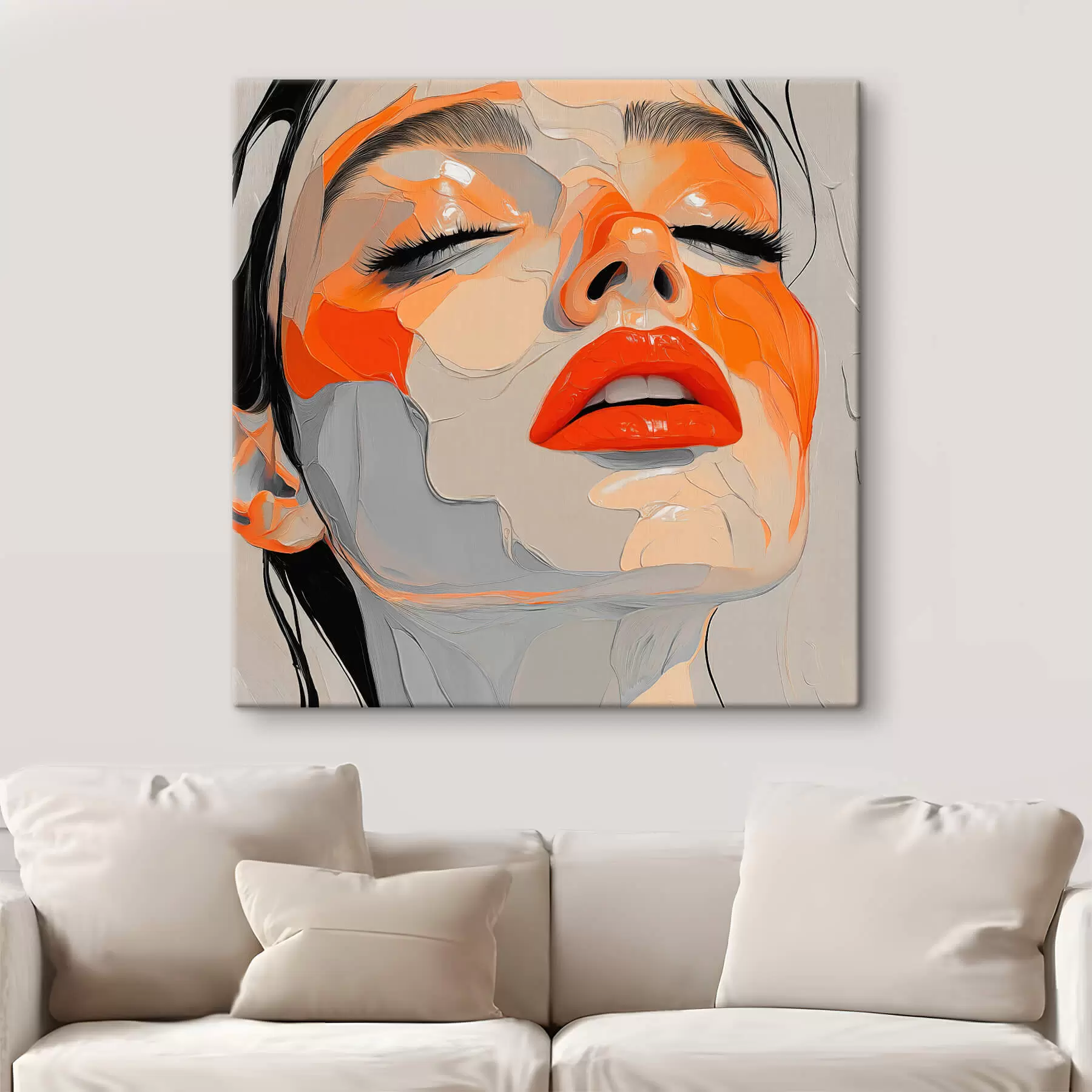 Wandbilder Porträt einer Frau s43966