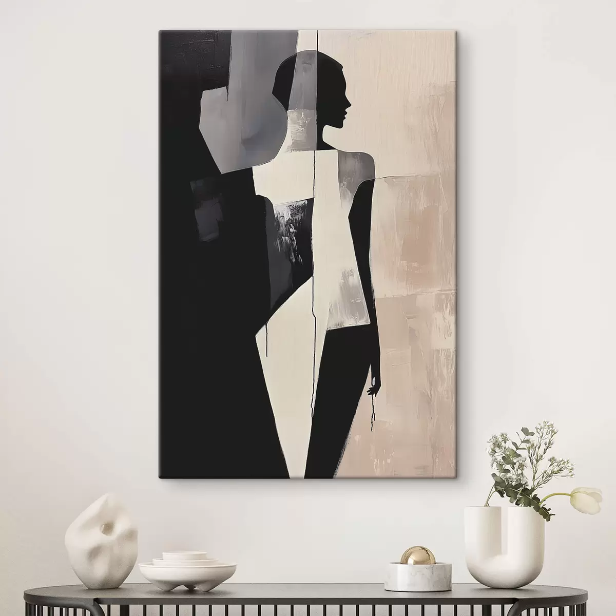 Wandbilder Abstrakte Silhouette s43969