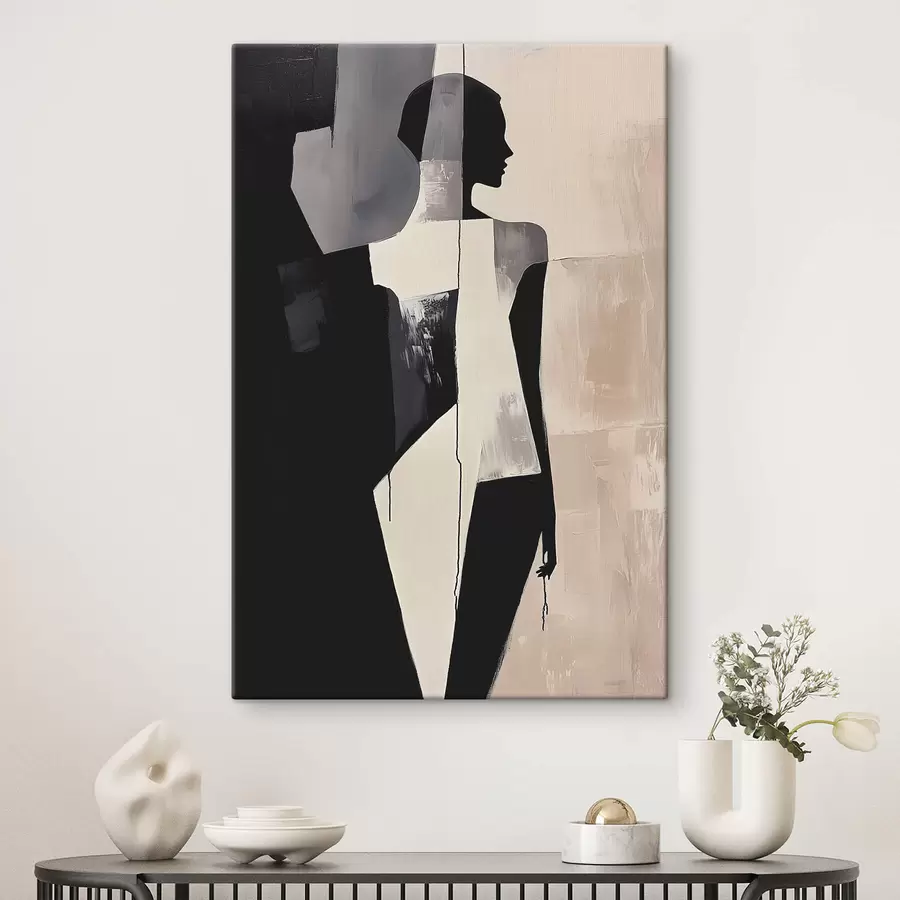 Wandbilder Abstrakte Silhouette s43969