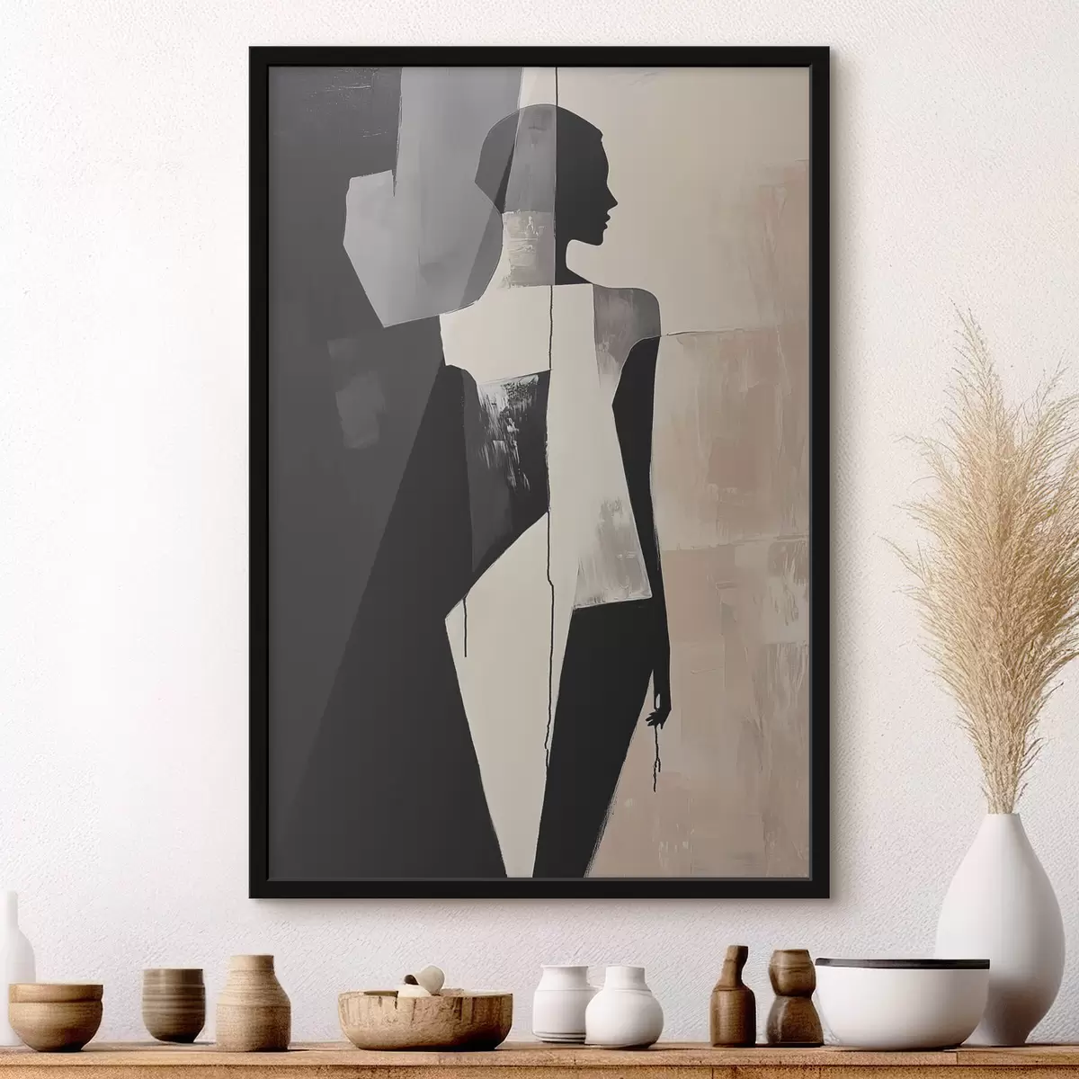Poster Abstrakte Silhouette f43969