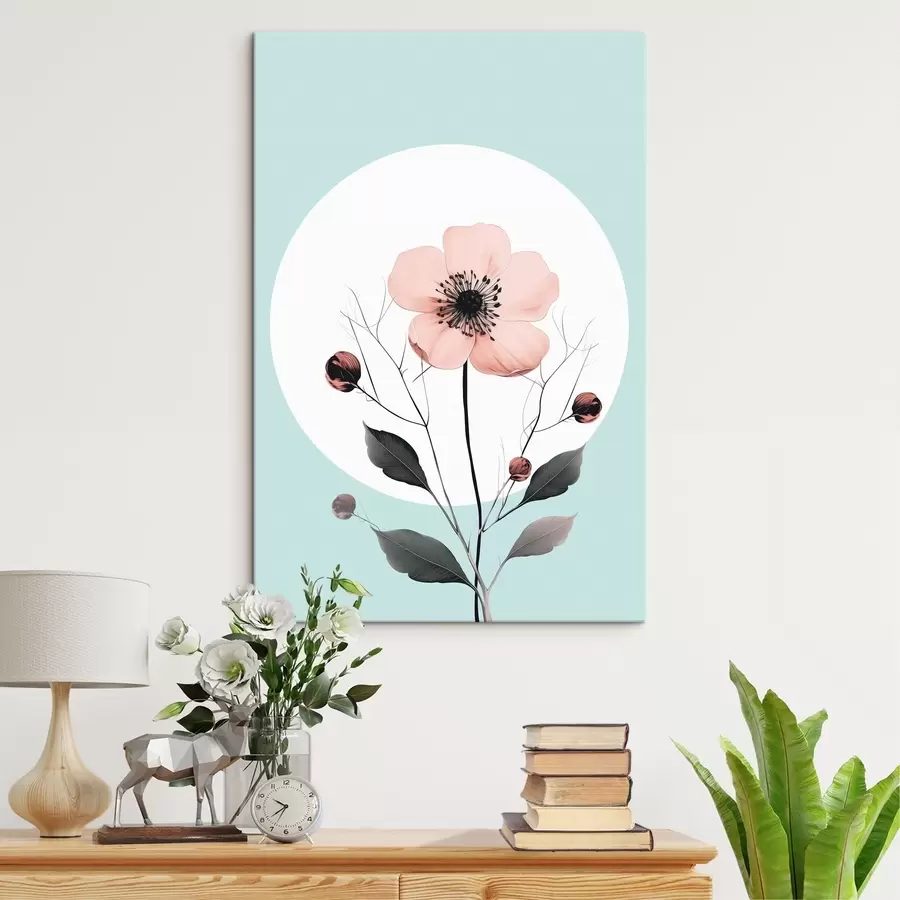 Wandbilder Helle Mohnblume s43994