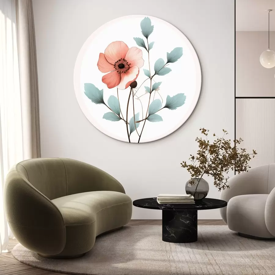 Wandbilder Zarte Mohnblume r43993