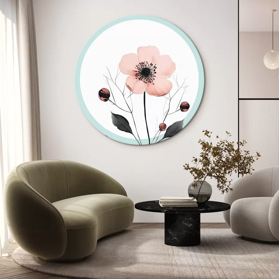 Wandbilder Helle Mohnblume r43994