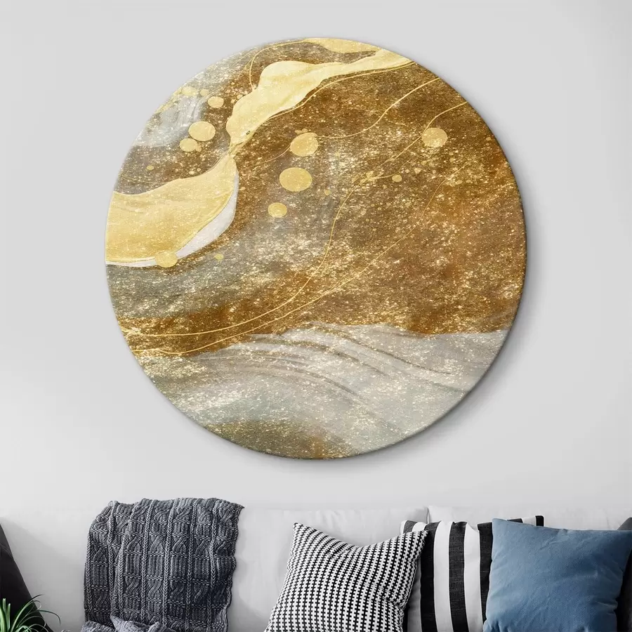 Fototapete Abstrakte Aquarellwellen r44003