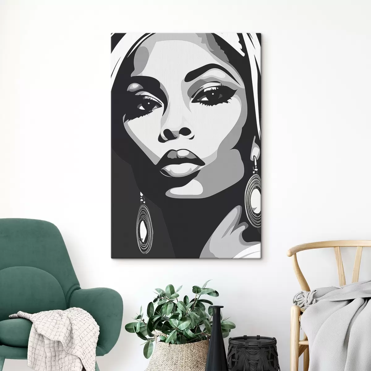 Wandbilder Porträt einer Frau s44106