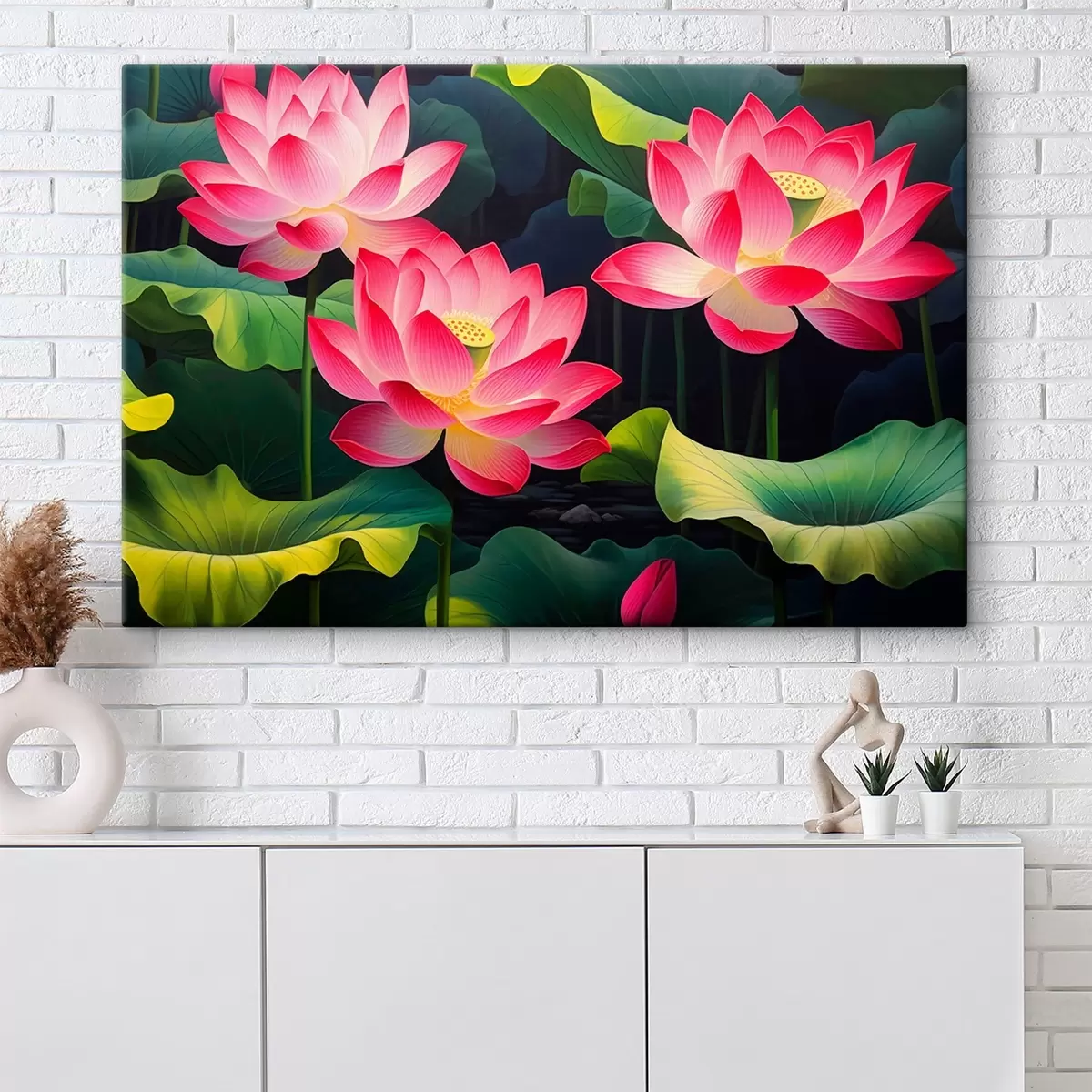 Wandbilder Lotusblumen s44120