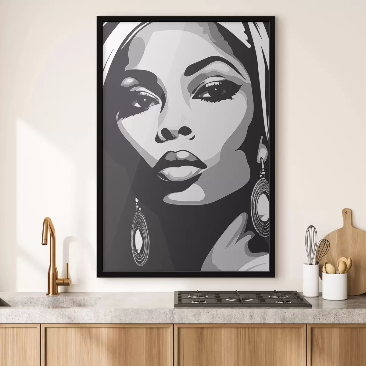 Poster Porträt einer Frau f44106