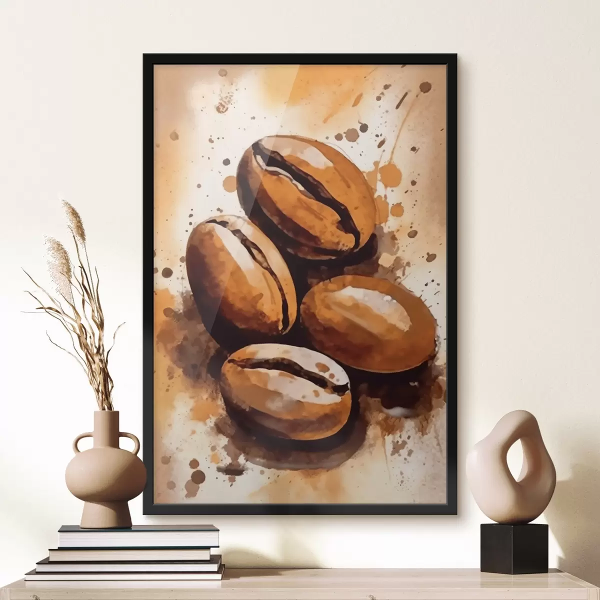 Poster Kaffeebohnen f44115